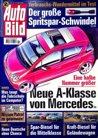 Deckblatt Auto Bild (10/2000)